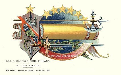 Stock Axe- cigar box label