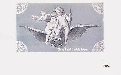 UT Cherubs Bird 2- cigar box label