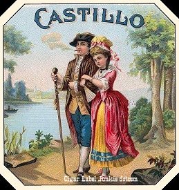 Castillo- cigar box label