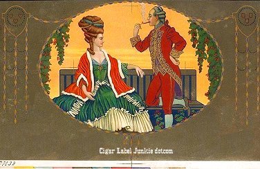 UT Couple-cigar box label