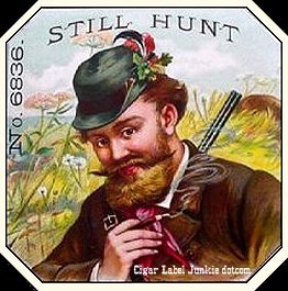 Still Hunt- cigar box label