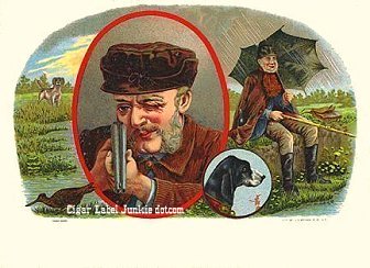 UT Hunter-cigar box label