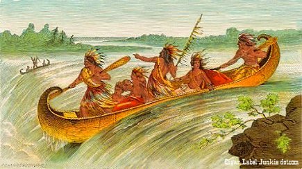UT Indian cigar box label