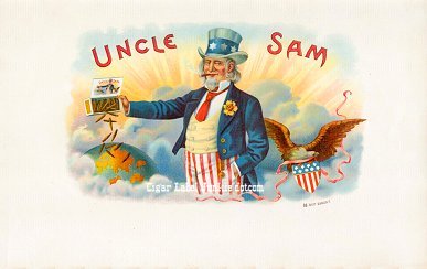 Unc Sam inner cigar label