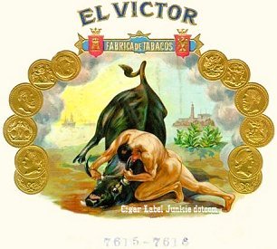 El Victor- cigar box label
