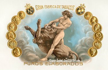 El Domador- cigar box label