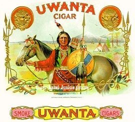 Uwanta cigar box label
