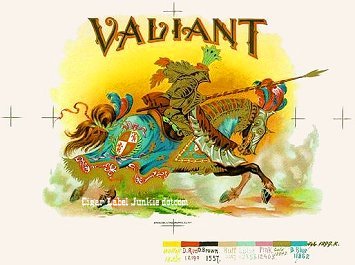 knights theme cigar box label