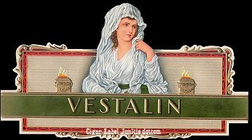 Vestalin_grn outer cigar box label