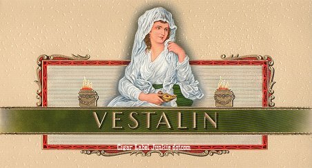 Vestalin_tan inner cigar label