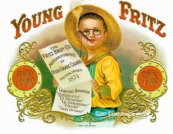 Young Fritz- cigar box label