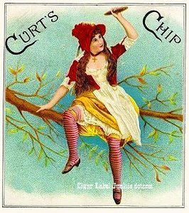Curt's Chip- cigar box label
