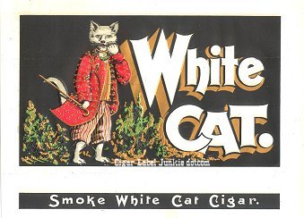 White Cat_red inner cigar label