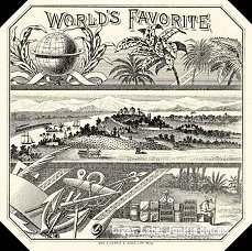 Worlds Fav cigar label