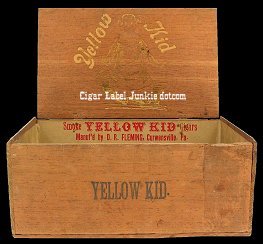 Yellow Kid cigar box label