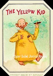 YK seal cigar box label