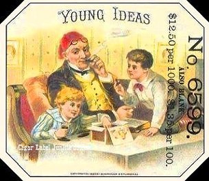 Young Ideas cigar label