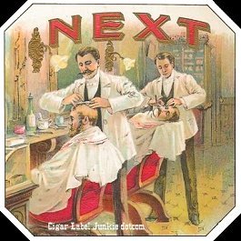 Next- cigar box label