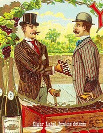 Your Treat- cigar box label