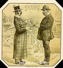 Thanks- cigar box label