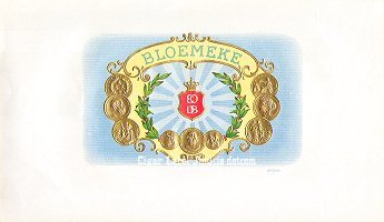 Bloemeke ts cigar box label