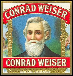 Conrad Weiser-outer cigar label