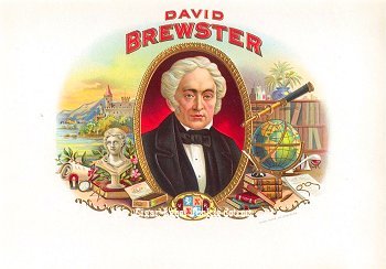 D Brewster inner cigar label