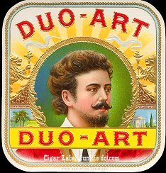 Duo Art outer cigar label