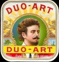Duo Art outer cigar box label