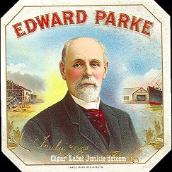 Ed Parke outer cigar label