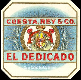 El Dedicado-outer cigar label