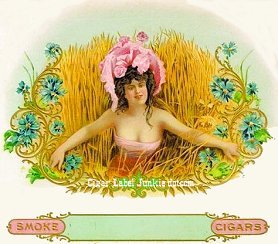 Embracer- cigar box label