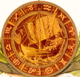 Evidencia cigar box label