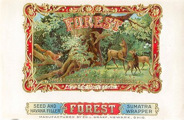 Forest inner cigar label