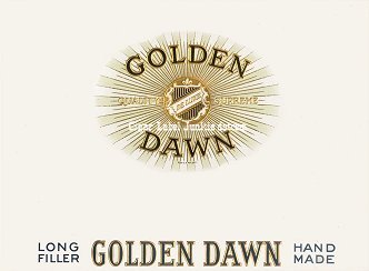 Golden Dawn inner cigar label
