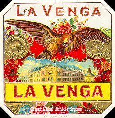 La Venga outer cigar label