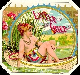 Little Chief cigar label