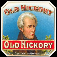 Old Hickory outer cigar label