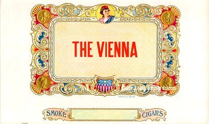 The Vienna inner cigar label