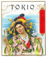 Tokio outer cigar box label