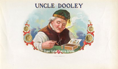 Uncle Dooley inner cigar label